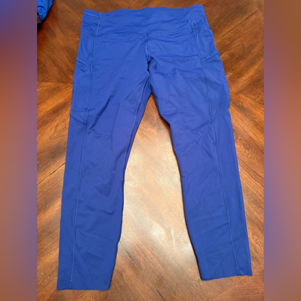 Lululemon Fast and Free Tights LARKSPUR 14 EUC